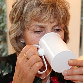 NRS Healthcare NRS Healthcare Hand Steady Mug with Easy Drinking Cup Aid