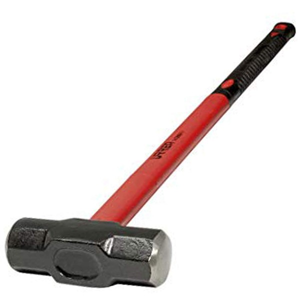 URREA Sledge Hammer - 6-Pound Steel Head Drilling Hammer with