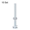 sourcing map 1/4-20 x 3" Square Neck Carriage Bolts with