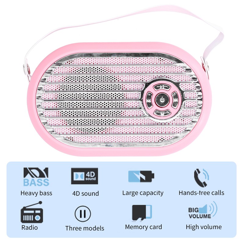 Sada Q6 Mini Portable Bluetooth Desktop Wireless Audio Speaker Multimedia