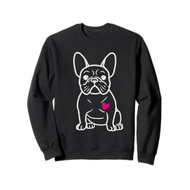 french bulldog heart Sweatshirt