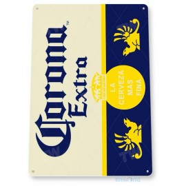 CORONA 11 X 8 TIN SIGN BREWING COMPANY BAR PUB TAVERN MEXICO CERVEZA