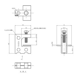 Inaba Denko SHBN-1L Bolt Hanging Bracket