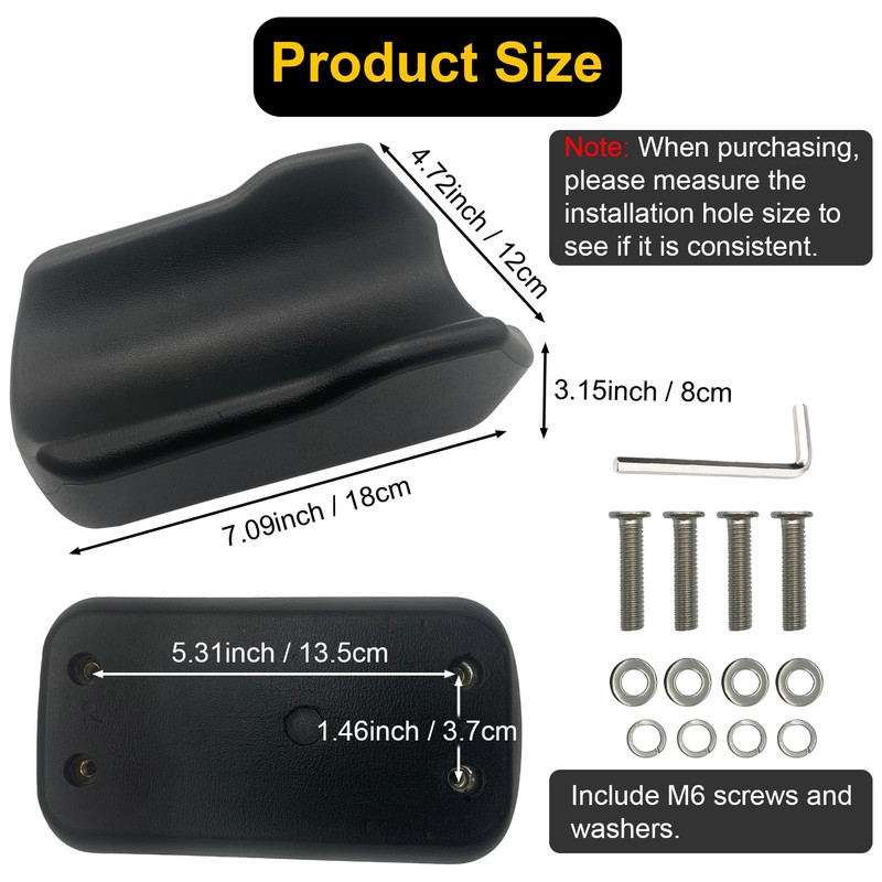 Rollator Armrest Pad, Upright Walker Forearm Pads for Stand up