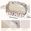 WCGXKO Peace Love Chihuahua Clear Makeup Bag Chihuahua Mom Dog