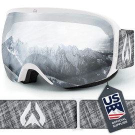 Wildhorn Cristo - anteojos de esquí para hombre y mujer, 100% UV antivaho OTG - anteojos de snowboard - Equipo de esquí de EE. UU