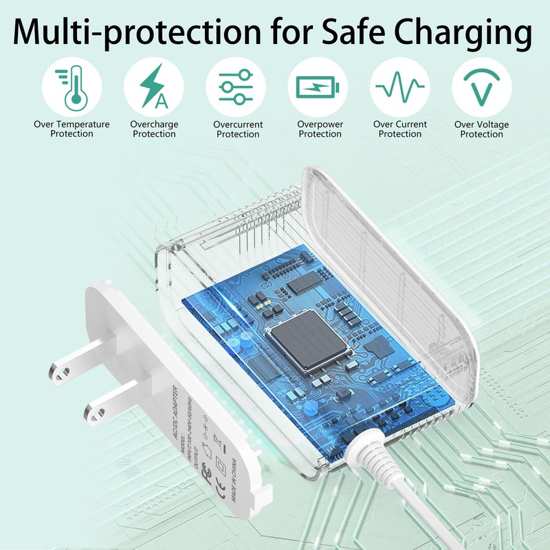 12V Power Cord for Levoit Core Mini Air Purifier AC