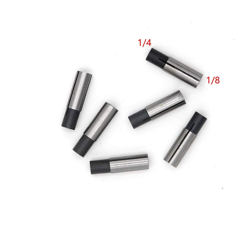 Chiloskit Collet Adapter 1/4 to 1/8, Collet Chuck Conversion CNC