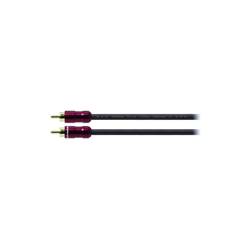 Audio-Technica AT-RS240/2.0 PC-Triple C+OFC Hybrid Audio Cable, RCA Heat Resistant,