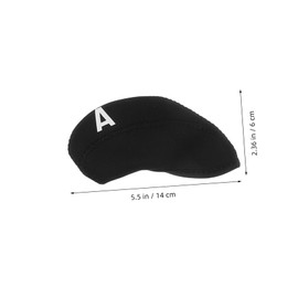 Outanaya 11pcs Neoprene Golf Club Head Covers Durable Protective Headcovers for Drivers Irons Stylish Golf Accessories for Courses Practice