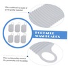 CHILDWEET 6pcs Mini Washboards Dual-sided Scrubbers Stripe Texture Portable Laundry