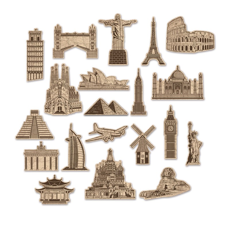 Beistle Around The World Cutouts