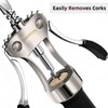QONYFONE Wing Corkscrew Wine Opener, Premium Zinc Alloy Manual Bottle