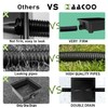 NAACOO Gutter Downspout Extensions, Upgraded 12x12in Catch Basin Low Profile