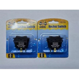 Invincible Marine New Marine Boat On Off On Rocker Switch (15A 12V DC) (10A 24V DC) Lot of 2