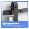 WHAMVOX Doorstop Barn Door Stopper Wall Protector Sturdy Zinc Alloy