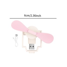 Fenteer Mini Camping Fan Portable Cute Versatile Lightweight USB Cooling Fan for Camping Survival Living Room Indoor Outdoor Garden