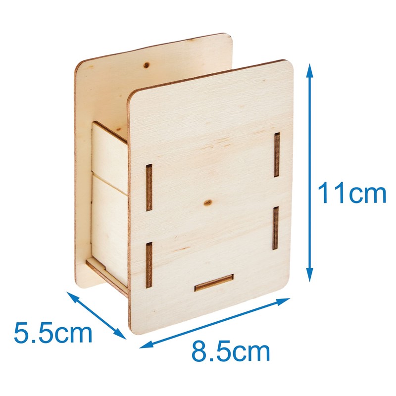 Baker Ross FX820 Wooden Pen Pot Kits - Pack of