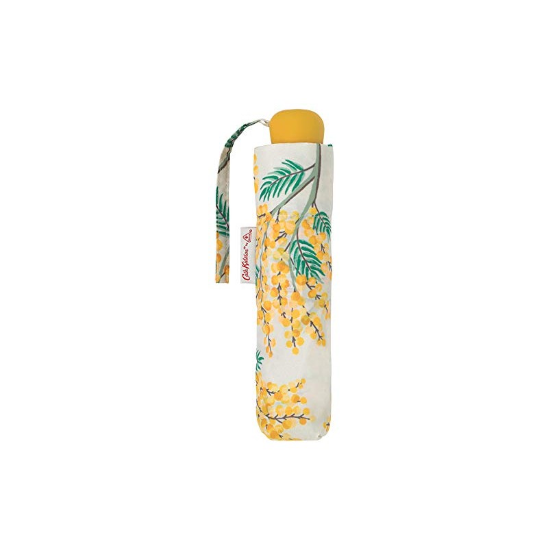 Cath Kidston Mimosa Yellow Minilite Folding Umbrella Compact Handbag Size