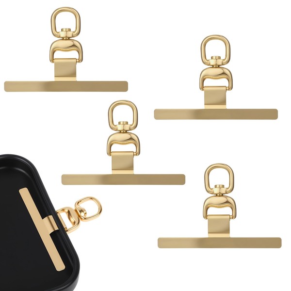 Vin Beauty 4 PCS Phone Tether Tab, Metal Phone Lanyard