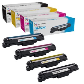 LD Products Compatible TN227 Replacements for Brother TN227BK TN227C TN227Y TN227M Toner Cartridge High Yield for use in HL-L3230CDW HL-L3270CDW HL-L3290CDW MFC-L3710CW MFC-L3750CDW MFC-L3770 (4-Set)