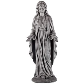 John Timberland Virgin Mary Outdoor Statue 29 1/2" High Sculpture for Yard Garden Patio Deck Home Entryway Hallway