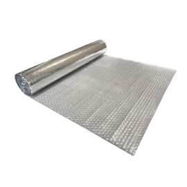 VEPATIM 3 Rolls of Aluminium Top Bubble Wrap 120 cm x 1 m PET with Aluminium Metallised 4-Ply 230 µm
