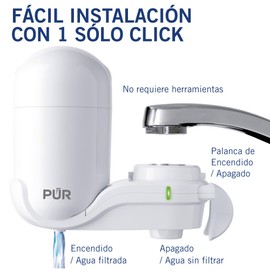 PUR Faucet Mount Water Filtration System, White – Vertical Faucet Mount for Crisp, Refreshing Water, FM-3333B