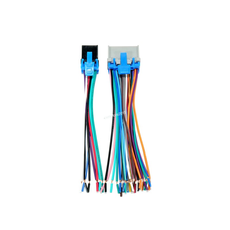 RED WOLF Car Factory Radio Stereo Wiring Harness Adapter For