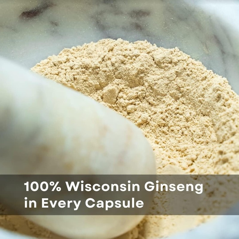 Dairyland Ginseng Baumann Wisconsin Ginseng 400mg 130 Capsules – Pure