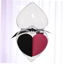 minkissy 1 Box 2pcs Sponge Foundation Puff Blending Puff Foundation Cream Blending Brush Face Buffer Foundation Makeup Eggs Facial Powder Puff Cleansing Makeup Remover Pad