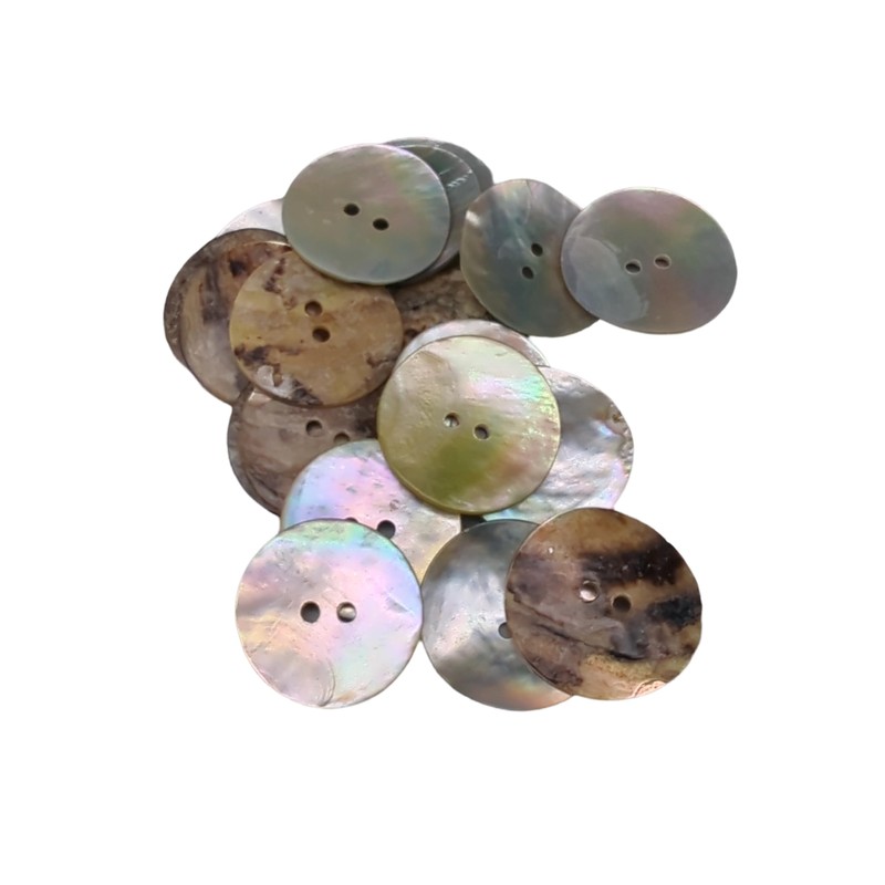 Akoya Natural Shell Buttons in Mother of Pearl Various Sizes