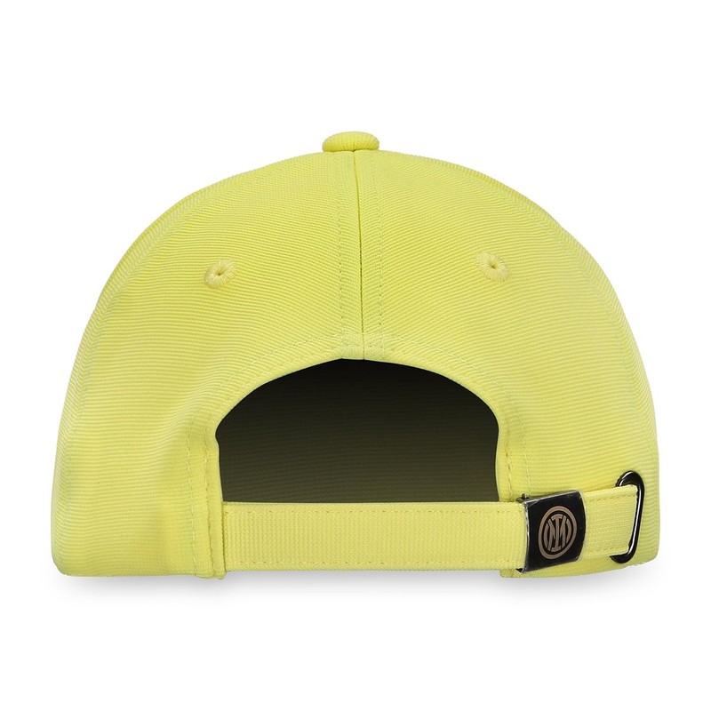 Inter Embossed Cap Visor Unisex Adult, yellow