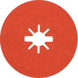 Bosch 25 x Expert R782 Prism Ceramic X-LOCK Fibre Discs (for Steel, Stainless Steel Sheets, Diameter 125 mm, Grit 60, Professional Accessories, Small Angle Grinder)