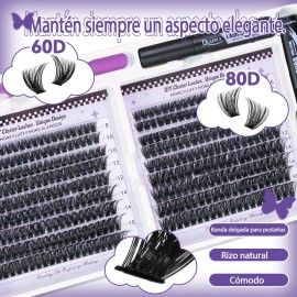 Pro Pestañas Extensions Kit 60d 80d 8-16 Mm