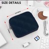 Aatacas Small Makeup Bag Quilted Travel Cosmetic Organizer Bag with