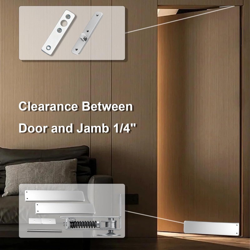 Loyerfor Double Action Spring Hinges Swinging Door Hinge Pivot Hinge