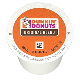 Dunkin' Donuts Original Blend Medium Roast Coffee, 32 K Cups for Keurig Coffee Makers