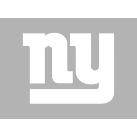 Unbranded New York Giants Vinyl Decal - White, 4"