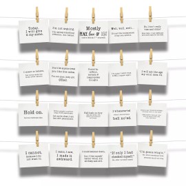 Life of the Kind My A-Game Is Adequate Relatably Sarcastic 20-Card Sweet & Salty Edition Postcard