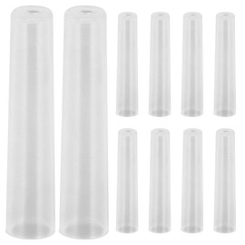 SEWACC 10 Pieces Plastic Pencil Caps Pencil Tip Protector Cover Pencil Extender Holder for Classroom School Office Student Stationery