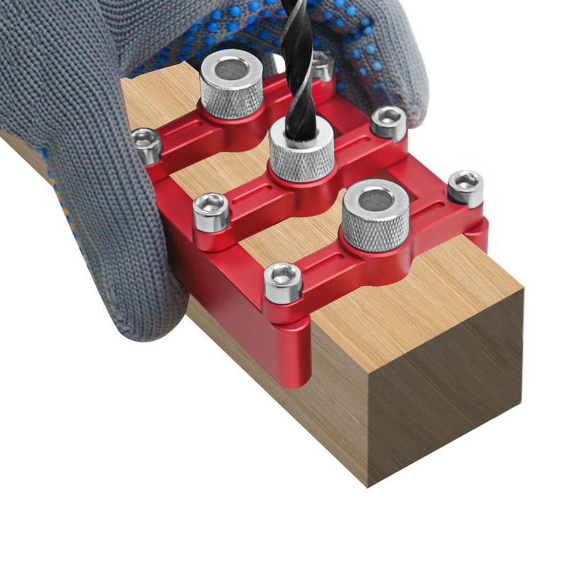 Self Centering Doweling Jig 3 in 1 Hole Drill Guide