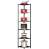bimiti 6-Tier Kitchen Corner Shelf Triangular Corner Pot Rack Storage