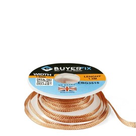 ebuyerfix WELSOLO Desolder Desoldering Braid Wick Wire Mop Solder Sucker Fluxed Remover (Width 3.0mm)