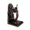 The Winged Man Metallic Copper Finish Art Deco Single Bookend