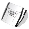 Unbranded Chrome Tail Light Visor Cover For Harley Sportster XL