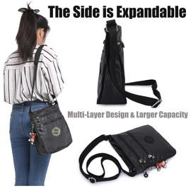 Foino Women's 910 Shoulder Bag, Black Large