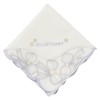 Jill Stuart 09101208 Handkerchief Women's Embroidered Handkerchief, Women's Ribbon Pattern,