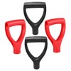 LALAFINA 4pcs D Shaped Grip Handle for Shovels Portable Replacement