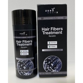 Hair Fibres with Keratin Fibres with Keratin Fibre with 6 Shades Blonde, Chestnut, Grey and Black Hair Fibres Applicator 12 g
